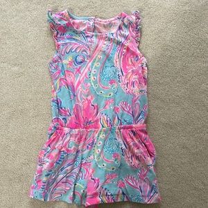 Lilly Pulitzer Girls Romper sz 6/7